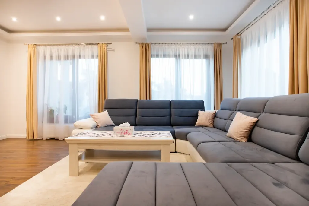 cortinas de tejido ligero en salon mejores tejidos para cortinas