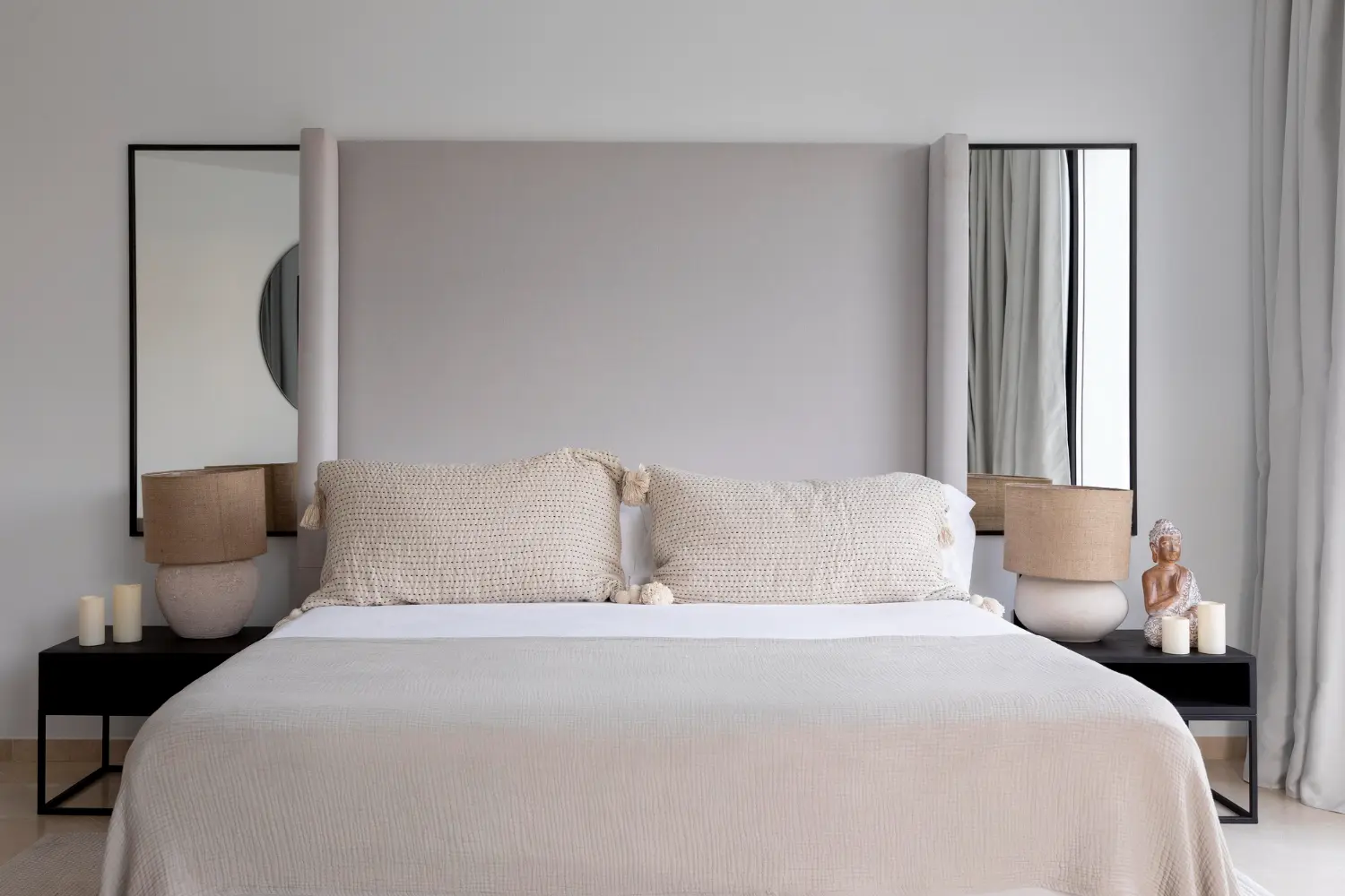 espejos en el feng shui dormitorio