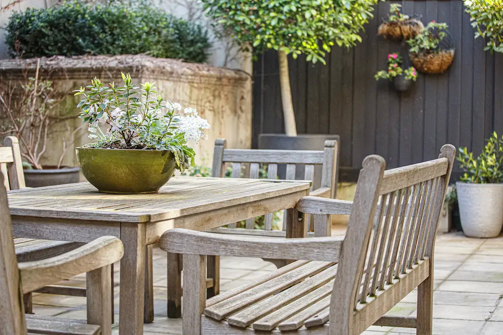 mesa jardin madera de teca madera de teca para terraza