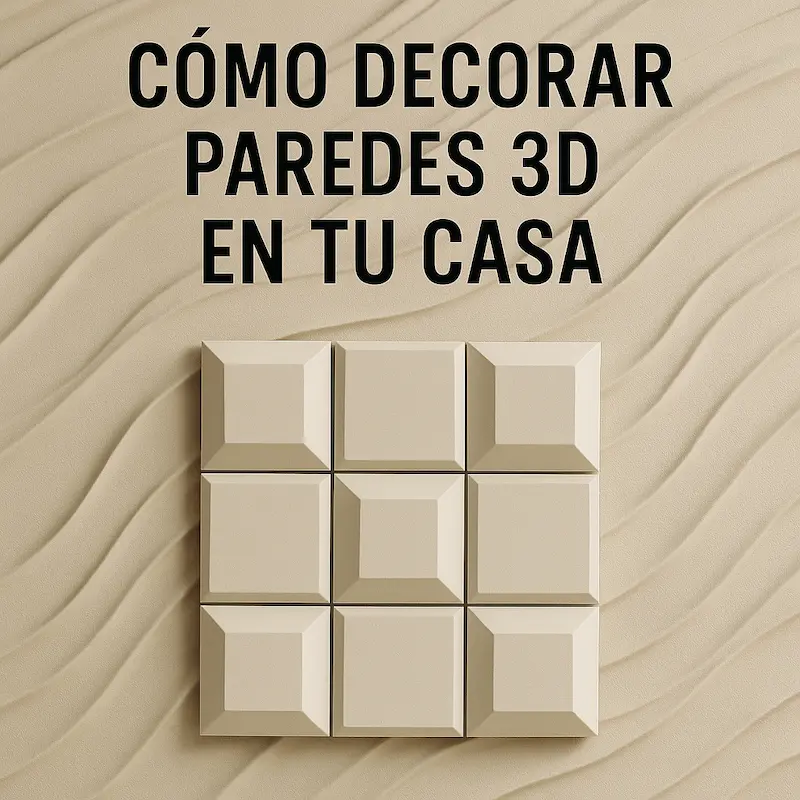 decoración paredes 3D