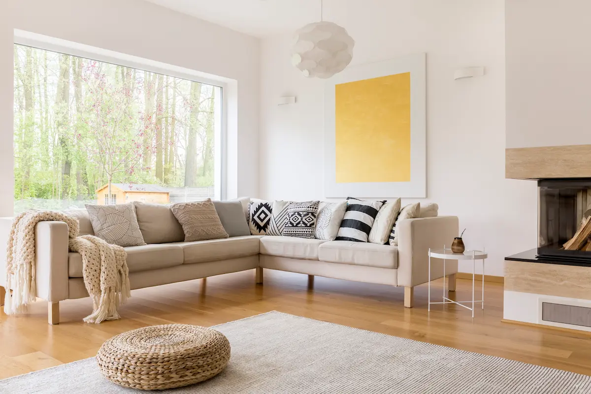 salon sostenible blanco qué colores son ecológicos