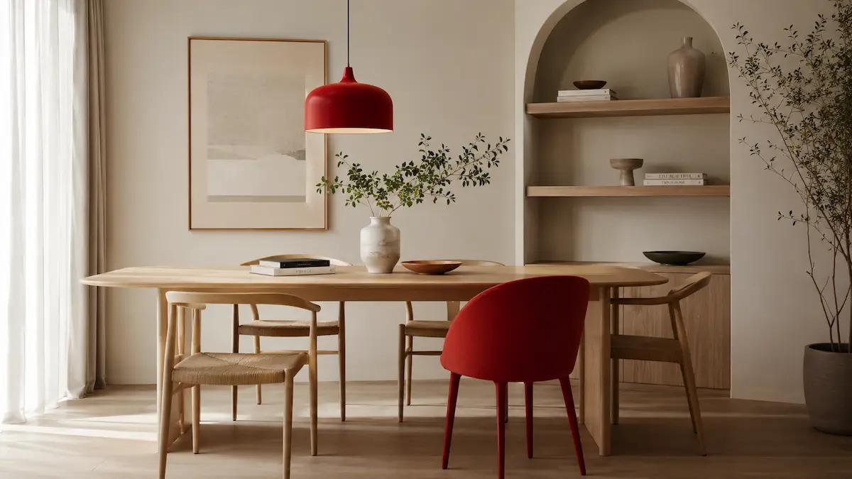 teoria rojo inesperado en un comedor teoría del rojo inesperado en salón