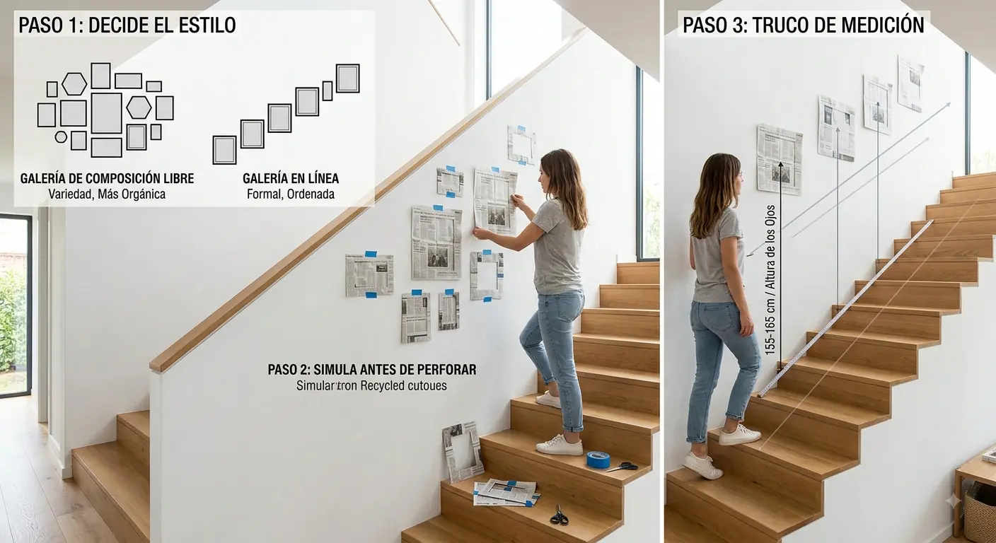trucos para decorar la pared de subida de una escalera trucos para decorar la pared de subida de una escalera