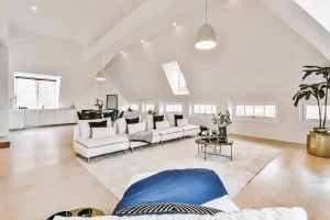 cómo decorar un ático moderno